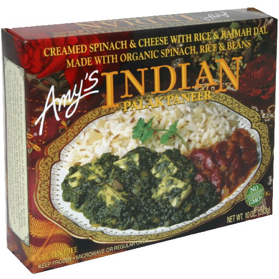 AMY'S - INDIAN - NON GMO - (Palak Paneer) - 10oz