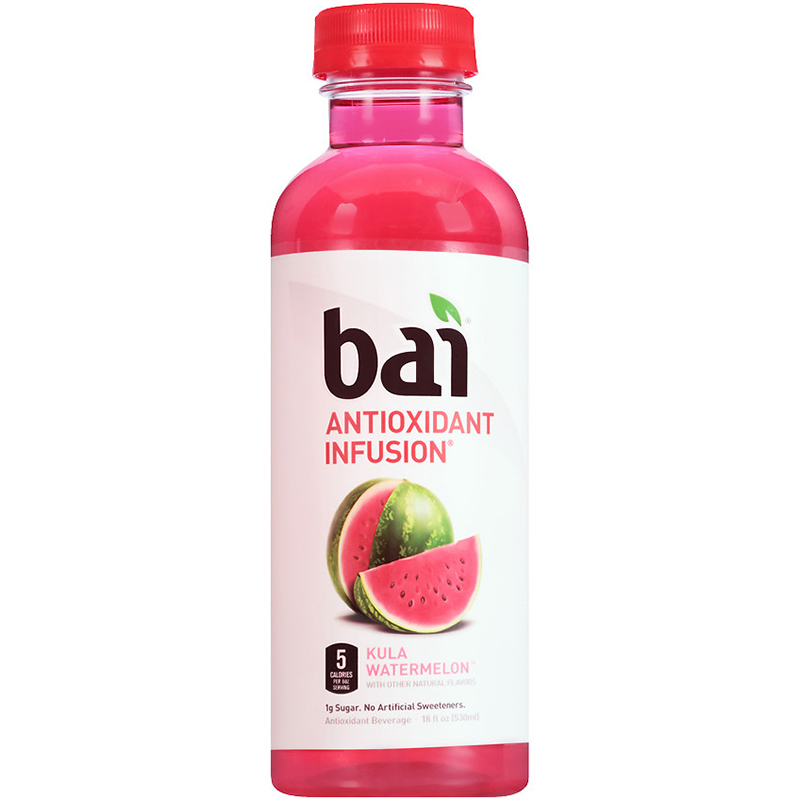 BAI - ANTIOXIDANT SUPERTEA - NON GMO - GLUTEN FREE - VEGAN - (Kula Watermelon) - 18oz
