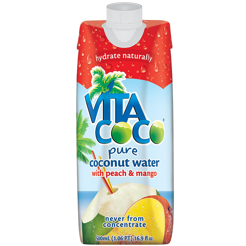 VITA COCO - PURE COCONUT WATER - (Peach & Mango) - 16.9oz