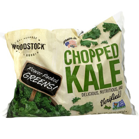 WOODSTOCK - CHOPPED KALE - NON GMO - 10oz