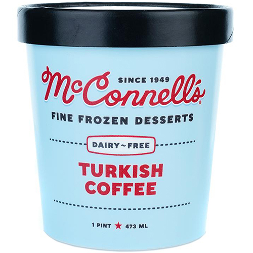 McCONNELL'S - FINE FROZEN DESSERTS - GLUTEN FREE - DAIRY FREE - (Turkish Coffee) - 16oz