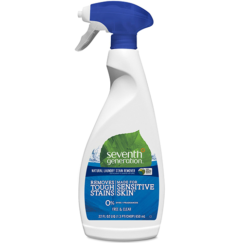 SEVENTH GENERATION - NATURAL LAUNDRY STAIN REMOVER - (Free & Clear) - 22oz