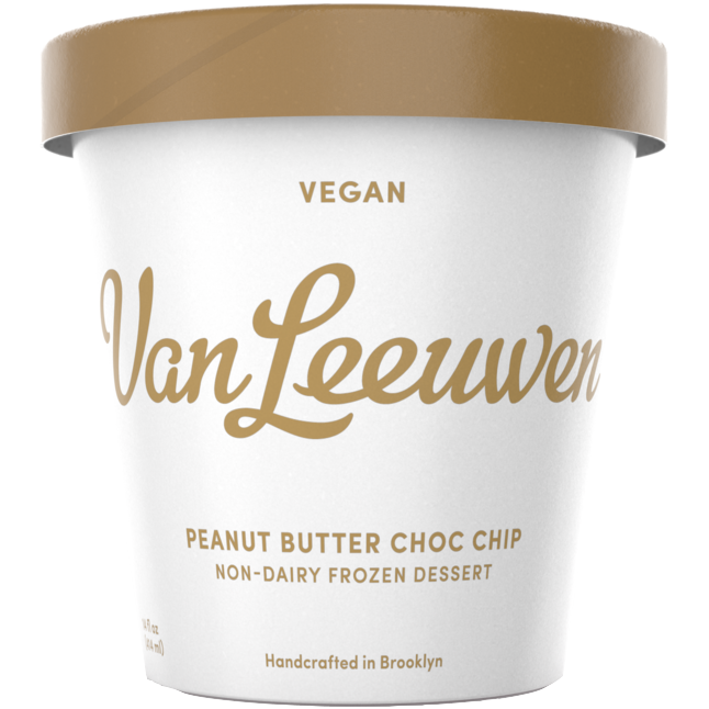 VAN LEEUWEN - VEGAN - (Peanut Butter Choc Chip) - 14oz