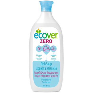 ECOVER - ZERO DISH SOAP - (Fragrance Free) - 25oz