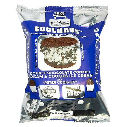 COOLHOUS - PETER COOK-IES (Double Chocolate Cookie + Cream & Cookies Ice Cream) - 5.8oz