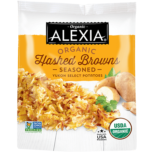 ALEXIA - ORGANIC HASHED BROWNS SEASONED - NON GMO - 16oz