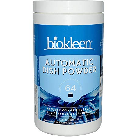 BIOKLEEN - AUTOMATIC DISH POWDER - (Natural Oxygen Bleach & Citrus Essence Cleaning Power) - 32oz