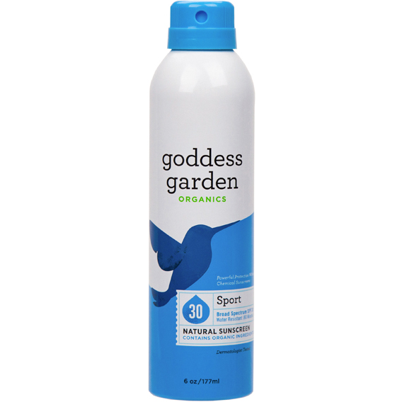 GODDESS GARDEN - SPORT SPF 30 - (Natural Mineral Sunscreen) - 6oz