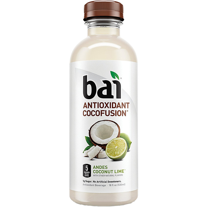 BAI - ANTIOXIDANT SUPERTEA - NON GMO - GLUTEN FREE - VEGAN - (Andes Coconut Lime) - 18oz