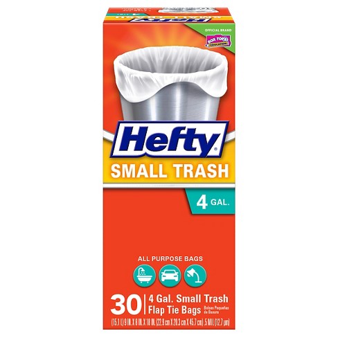 HEFTY - TWIST TIE SMALL CAN LINER 4GAL. - 30 BAGS