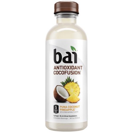 BAI - ANTIOXIDANT SUPERTEA - NON GMO - GLUTEN FREE - VEGAN - (Puna Coconut Pineapple) - 18oz