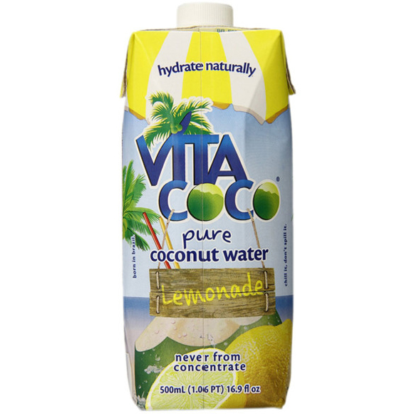 VITA COCO - PURE COCONUT WATER - (Lemonade) - 16.9oz