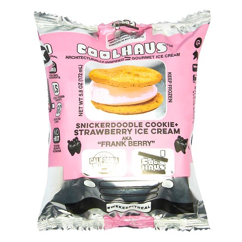 COOLHOUS - FRANK BERRY (Snickerdoodle Cookie + Strawberry Ice Cream) - 5.8oz
