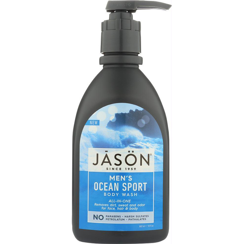 JASON - MOISTURIZING BODY WASH - (Men's Ocean Sport) - 30oz