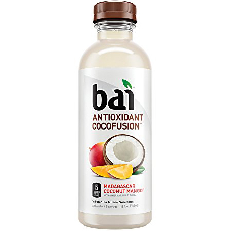 BAI - ANTIOXIDANT SUPERTEA - NON GMO - GLUTEN FREE - VEGAN - (Madagascar Coconut Mango) - 18oz