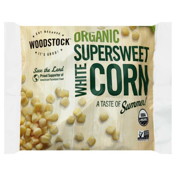 WOODSTOCK - ORGANIC SUPER SWEET WHITE CORN - NON GMO - 10oz