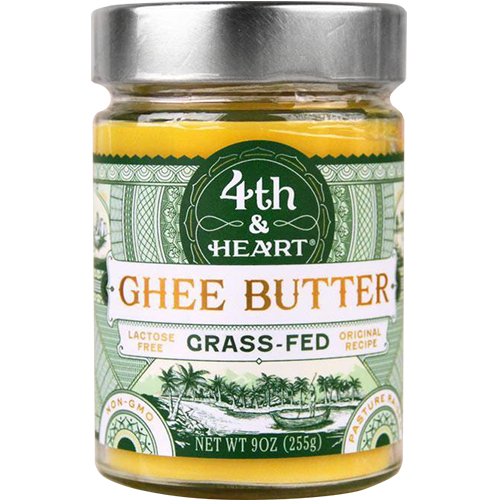 4TH & HEART - GHEE BUTTER - (Grass Fed) - 9oz