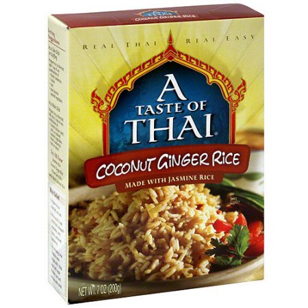 A TASTE OF THAI - GLUTEN FREE - NON GMO - (Coconut Ginger Rice) - 7oz