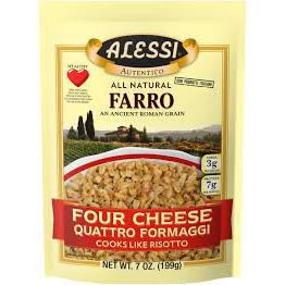 ALESSI - ALL NATURAL FARRO - (Four Cheese Quattro Formaggi) - 7oz