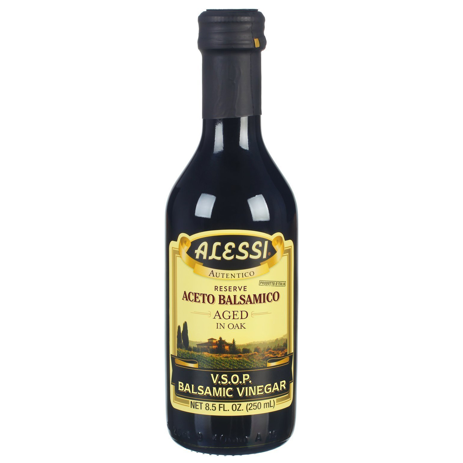 ALESSI - PREMIUM ACETO BALSASMICO AGED IN OAK - (V.S.O.P. Balsamic Vinegar) - 8.5oz