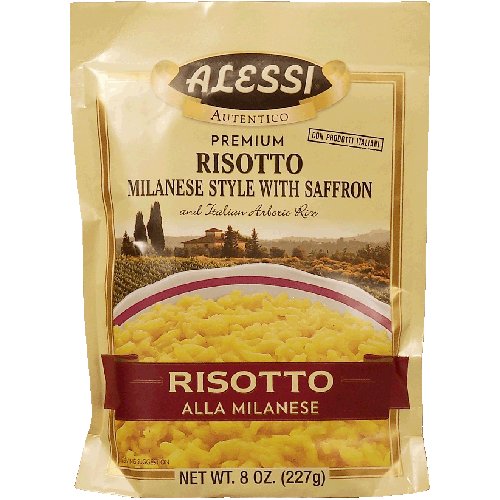 ALESSI - PREMIUM RISOTTO - (Milanese Style with Saffron) - 8oz