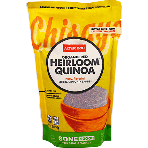 ALTER ECO - ORGANIC PEARL HEIRLOOM QUINOA - (Nutty, Flavorful) - 12oz