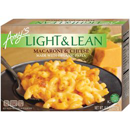 AMY'S - LIGHT & LEAN MACARONI & CHEESE - NON GMO - 8oz