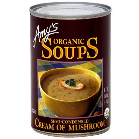 AMY'S - ORGANIC SOUPS - (Cream of Mushroom | Semi-Condensed) - 14.1oz