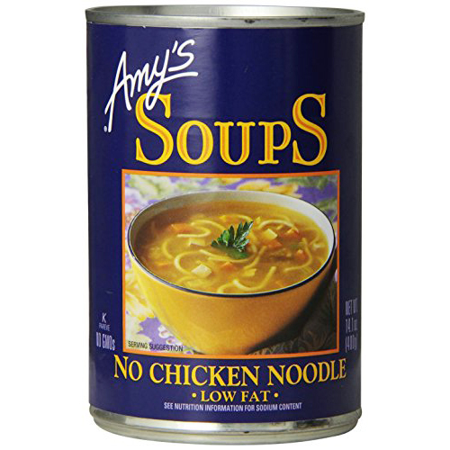AMY'S - ORGANIC SOUPS - VEGAN - (No Chicken Noodle | Low Fat) - 14.1oz