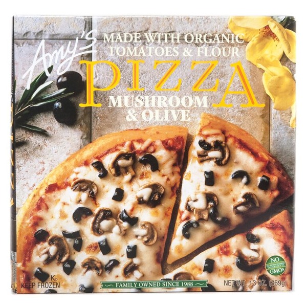 AMY'S - PIZZA - NON GMO - (Mushroom & Olive) - 13oz