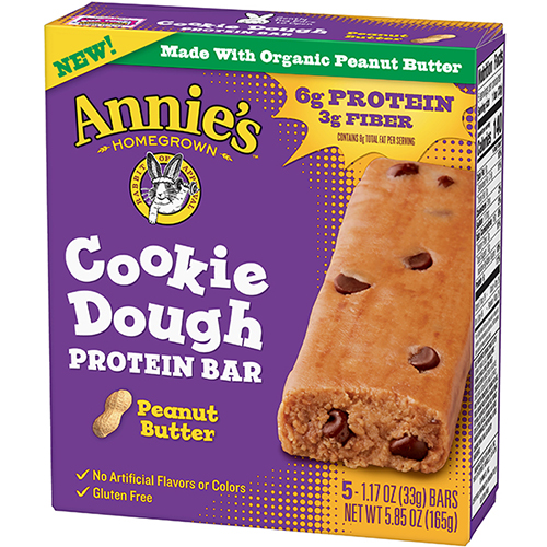 ANNIES - COOKIE DOUGH PROTEIN BAR - (Peanut Butter) - 5.85oz