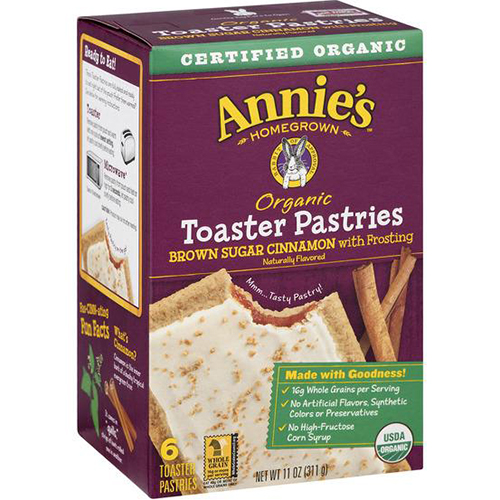 ANNIE'S - ORGANIC TOASTER PASTRIES - (Brown Sugar Cinnamon) - 11oz