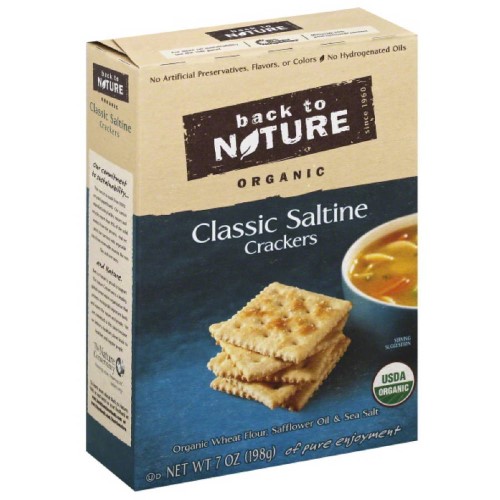 BACK TO NATURE - CRACKERS - (Classic Saltine) - 7oz