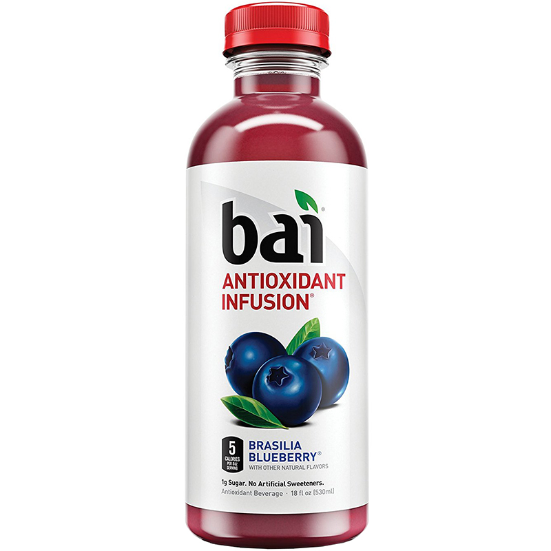 BAI - ANTIOXIDANT SUPERTEA - NON GMO - GLUTEN FREE - VEGAN - (Brasilia Blueberry) - 18oz