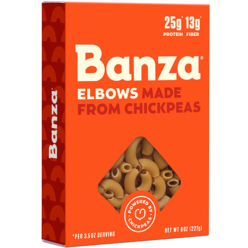BANZA - CHICKPEA PASTA - (Elbows) - 8oz
