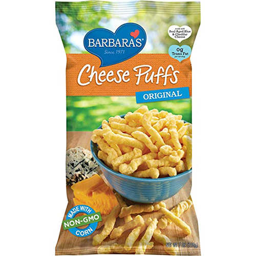 BARBARA'S - CHEESE PUFFS - NON GMO - GLUTEN FREE - (Original) - 7oz