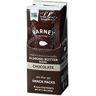 BARNEY - ALMOND BUTTER - NON GMO - GLUTEN FREE - (Chocolate) - 6oz