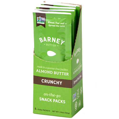 BARNEY - ALMOND BUTTER - NON GMO - GLUTEN FREE - (Crunchy) - 6oz