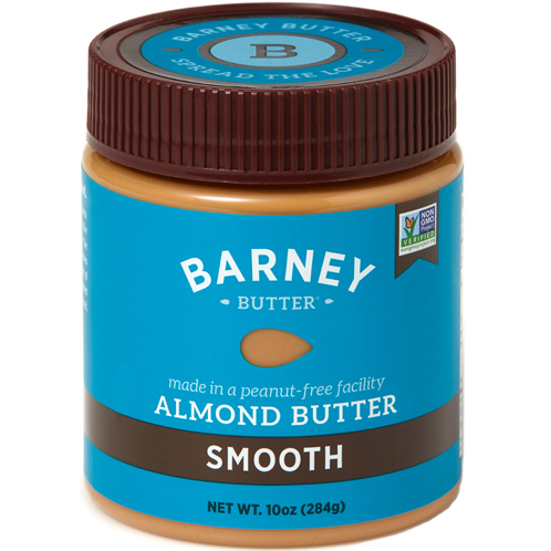 BARNEY - ALMOND BUTTER - NON GMO - GLUTEN FREE - VEGAN - (Smooth) - 10oz