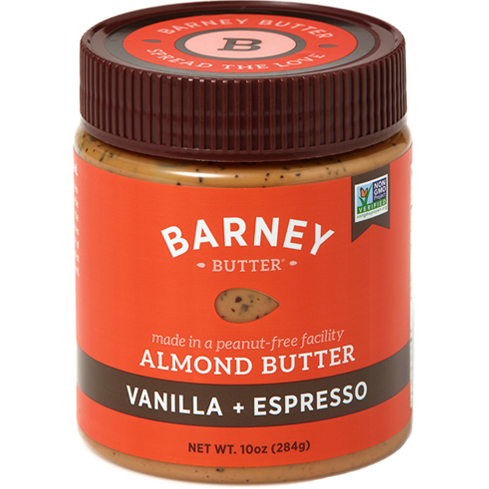 BARNEY - ALMOND BUTTER - NON GMO - GLUTEN FREE - VEGAN - (Vanilla + Espresso) - 10oz