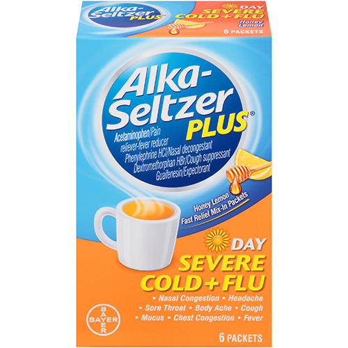 BAYER - ALKA SELTZER PLUS - (Cold & Flu | Day) - 6PACKETS