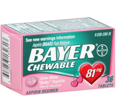 BAYER - CHEWABLE - 36TABLETS