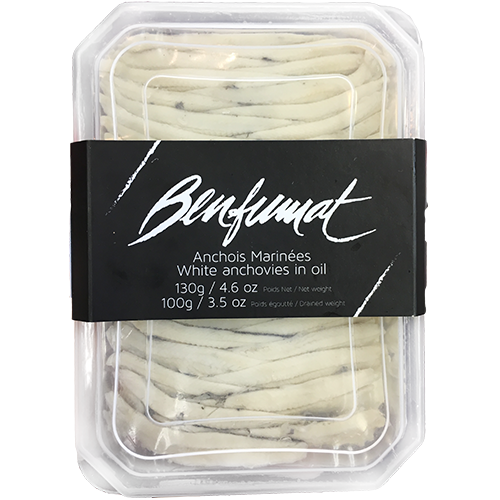 BENFUMAT - WHITE ANCHOVIES IN OIL - 3.5oz