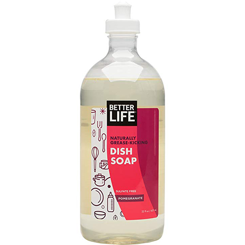BETTER LIFE - NATURALLY GREASE KICKING DISH SOAP - (Pomegranate) - 22oz