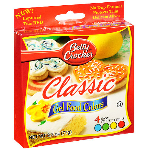 BETTY CROCKER - CLASSIC GEL FOOD COLORS - 2.7oz