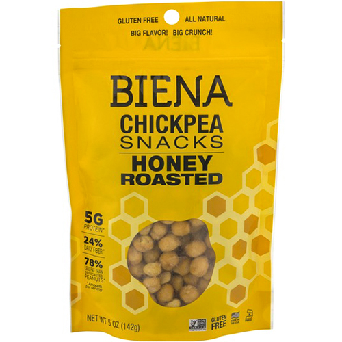 BIENA - CHICKPEA SNACKS - (Honey Roasted) - 5oz