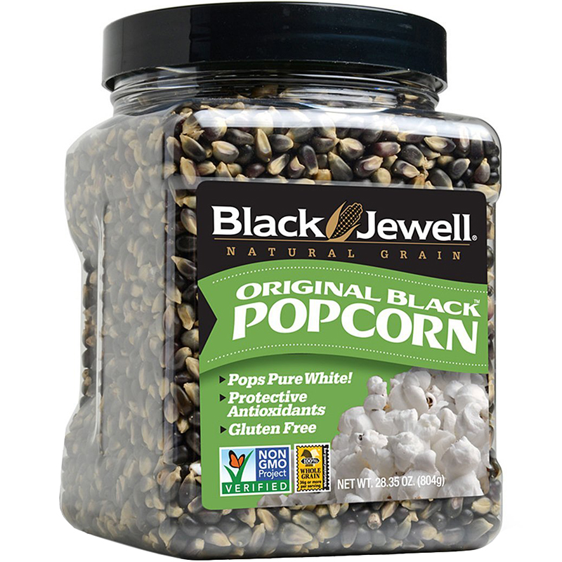 BLACK JEWELL - ORIGINAL BLACK POPCORN - NON GMO - GLUTEN FREE - 28.35oz