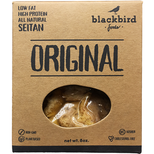 BLACKBIRD - LOW FAT HIGH PROTEIN ALL NATURAL SEITAN - NON GMO - VEGAN - (Original) - 8oz