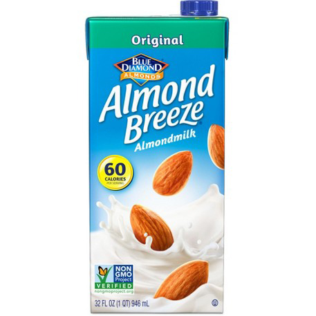 BLUE DIAMOND - ALMOND BREEZE ALMOND MILK - NON GMO - (Original) - 32oz