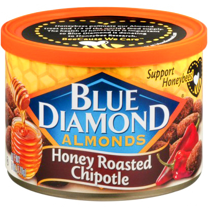 BLUE DIAMOND - ALMONDS - (Honey Roasted Chipotle) - 6oz